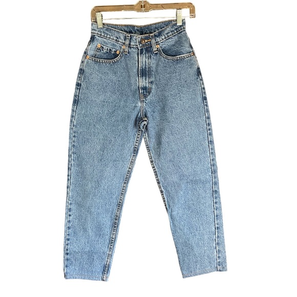 Vintage 90s Womens Jordache Jeans Denim size 7/8 Blue Zip up - Picture 1 of 9